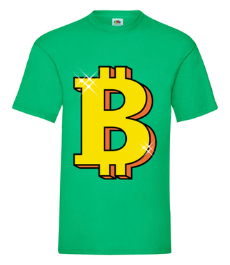 Jego wysokość bitcoin! - Koszulka z nadrukiem - Kryptowaluty - bitcoin - Męska