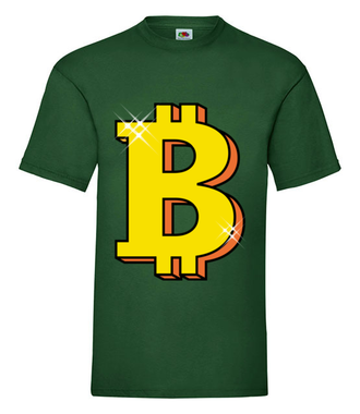 Jego wysokość bitcoin! - Koszulka z nadrukiem - Kryptowaluty - bitcoin - Męska