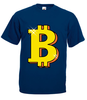 Jego wysokość bitcoin! - Koszulka z nadrukiem - Kryptowaluty - bitcoin - Męska