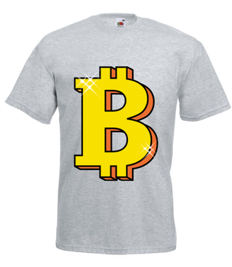 Jego wysokość bitcoin! - Koszulka z nadrukiem - Kryptowaluty - bitcoin - Męska