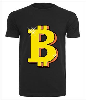 Jego wysokość bitcoin! - Koszulka z nadrukiem - Kryptowaluty - bitcoin - Męska