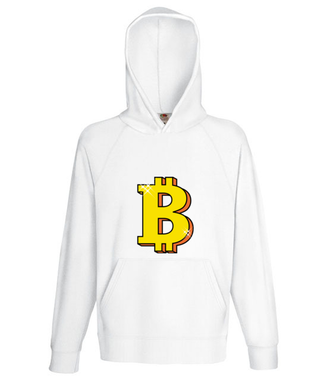 Jego wysokość bitcoin! - Bluza z nadrukiem - Kryptowaluty - bitcoin - Męska z kapturem