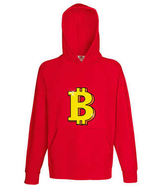 Jego wysokość bitcoin! - Bluza z nadrukiem - Kryptowaluty - bitcoin - Męska z kapturem