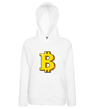 Jego wysokość bitcoin! - Bluza z nadrukiem - Kryptowaluty - bitcoin - Damska z kapturem