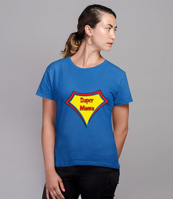 Specjalnie dla super bohaterki koszulka z nadrukiem dla mamy kobieta jipi pl 1906 79