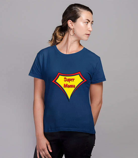 Specjalnie dla super bohaterki koszulka z nadrukiem dla mamy kobieta jipi pl 1906 80