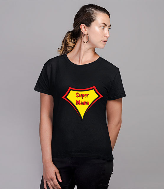 Specjalnie dla super bohaterki koszulka z nadrukiem dla mamy kobieta jipi pl 1907 76