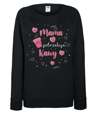 Potrzebny odpoczynek - Bluza z nadrukiem - Dla mamy - Damska