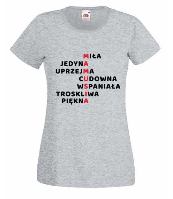 Slodka krzyzowka koszulka z nadrukiem dla mamy kobieta jipi pl 1922 63
