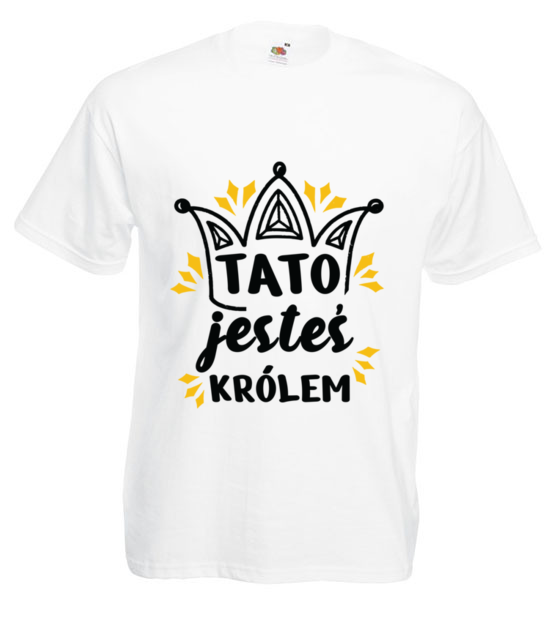 Krol moze byc tylko jeden koszulka z nadrukiem dla taty mezczyzna jipi pl 1948 2