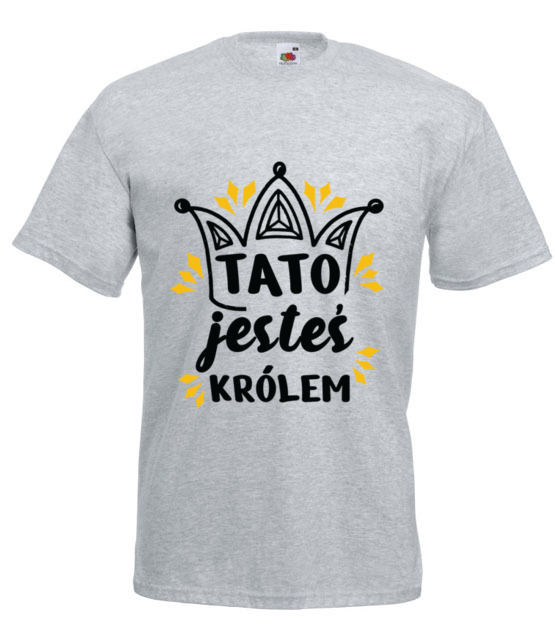 Krol moze byc tylko jeden koszulka z nadrukiem dla taty mezczyzna jipi pl 1948 6