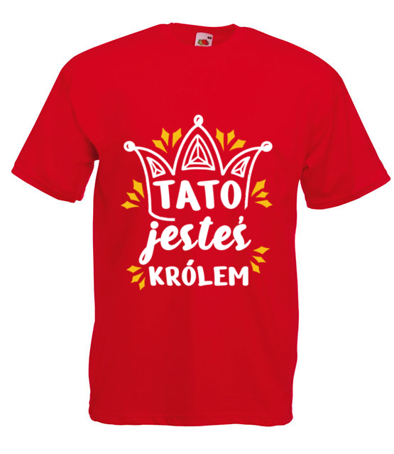 Krol moze byc tylko jeden koszulka z nadrukiem dla taty mezczyzna jipi pl 1949 4