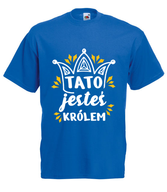 Krol moze byc tylko jeden koszulka z nadrukiem dla taty mezczyzna jipi pl 1949 5