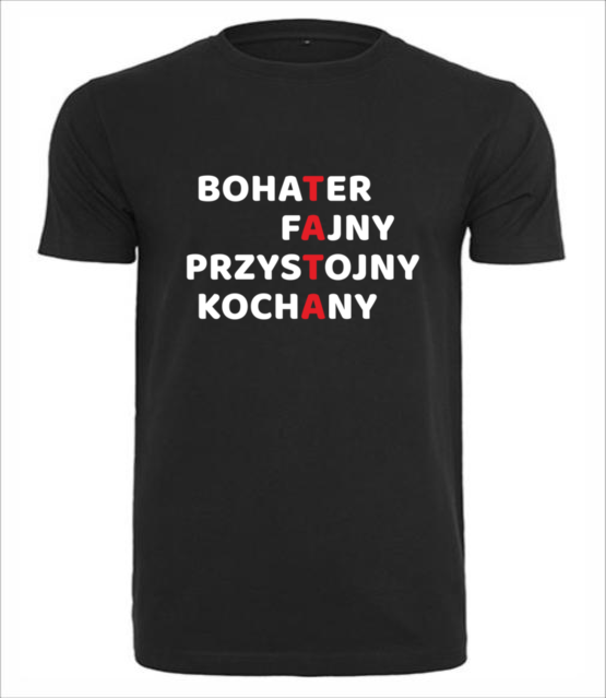 Rebus o twoim tacie koszulka z nadrukiem dla taty mezczyzna jipi pl 1955 1