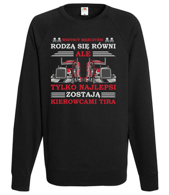 Hołd dla kierowców TIR-ów - Bluza z nadrukiem - dla kierowcy ciężarówki - Męska