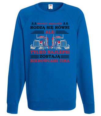 Hołd dla kierowców TIR-ów - Bluza z nadrukiem - dla kierowcy ciężarówki - Męska