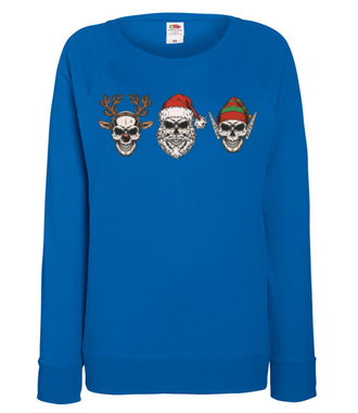 Rockowe ikony świąteczne - Bluza z nadrukiem - Świąteczne - Damska