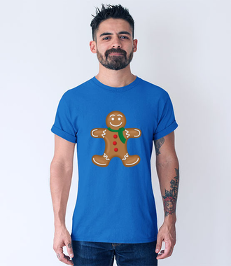 Piernikowy szał - Koszulka z nadrukiem - Świąteczne - Męska