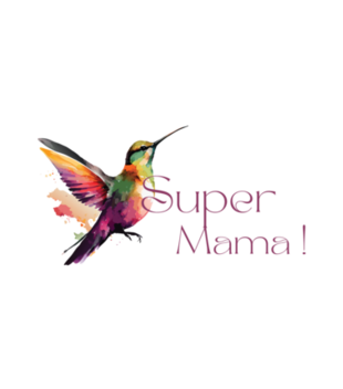 Super mama - Koszulka z nadrukiem - Dla mamy - Damska