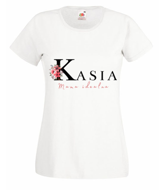 MAMA KASIA - Koszulka z nadrukiem - Dla mamy - Damska