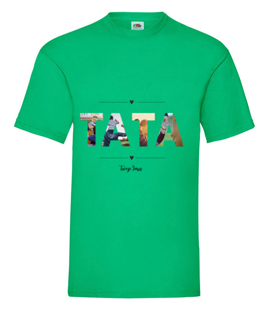 Tata jest moim bohaterem koszulka z nadrukiem dla taty mezczyzna jipi pl 2052 186
