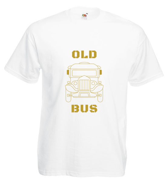 Old bus koszulka z nadrukiem dla motofana mezczyzna jipi pl 2059 2