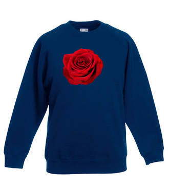 czerwona róża  - Bluza z nadrukiem - NOWOŚCI - Dziecięca