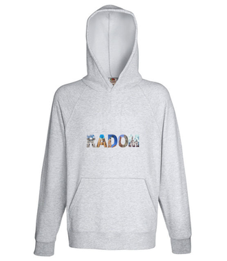 radom w obiektywie - Bluza z nadrukiem - NOWOŚCI - Męska z kapturem