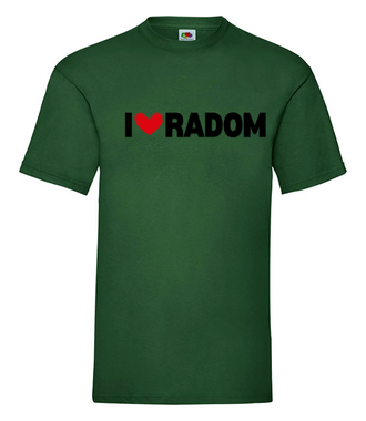 I Love Radom - Koszulka z nadrukiem - NOWOŚCI - Męska