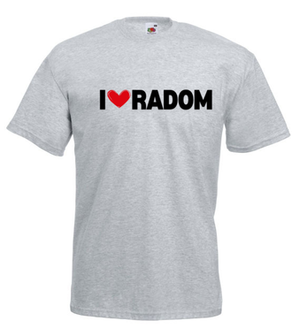 I Love Radom - Koszulka z nadrukiem - NOWOŚCI - Męska