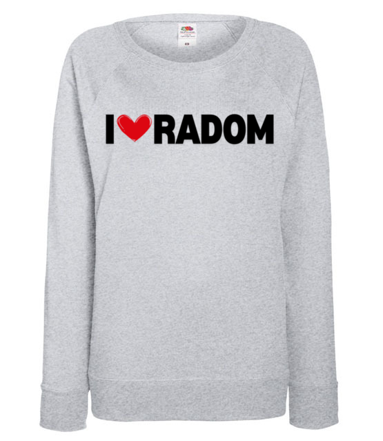 I love radom bluza z nadrukiem nowosci kobieta jipi pl 2077 118