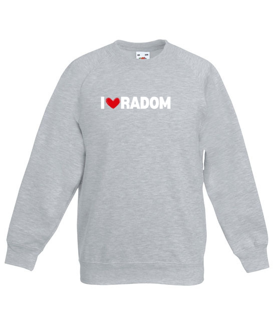 I love radom bluza z nadrukiem nowosci dziecko jipi pl 2076 128