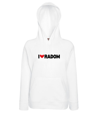 I Love Radom - Bluza z nadrukiem - NOWOŚCI - Damska z kapturem