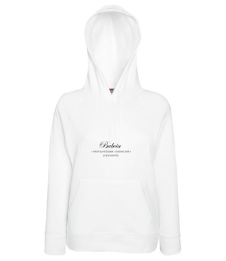 BABCIA Z CHARAKTEREM - Bluza z nadrukiem - Dla Babci - Damska z kapturem