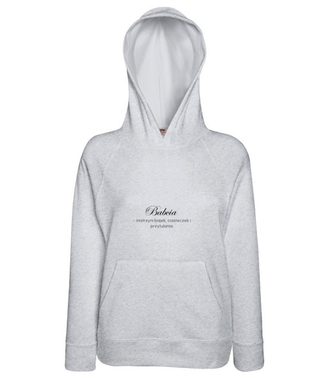 BABCIA Z CHARAKTEREM - Bluza z nadrukiem - Dla Babci - Damska z kapturem