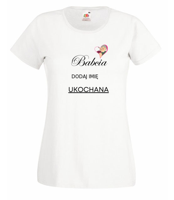 Moja babcia ukochana koszulka z nadrukiem dla babci kobieta jipi pl 2089 58