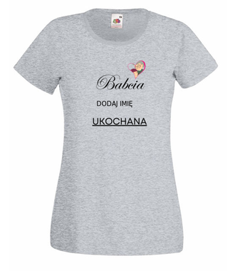 MOJA BABCIA UKOCHANA - Koszulka z nadrukiem - Dla Babci - Damska