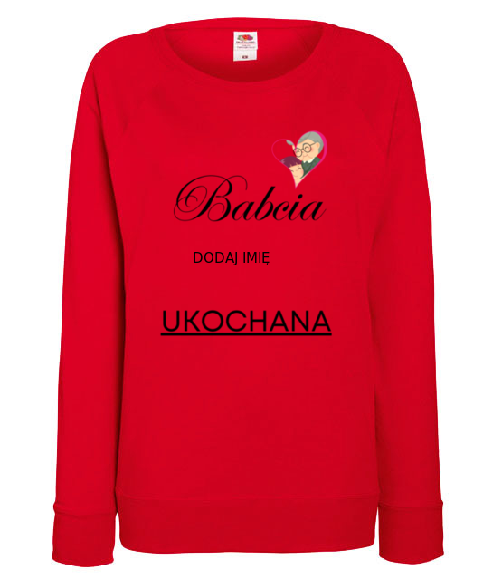 Moja babcia ukochana bluza z nadrukiem dla babci kobieta jipi pl 2089 116