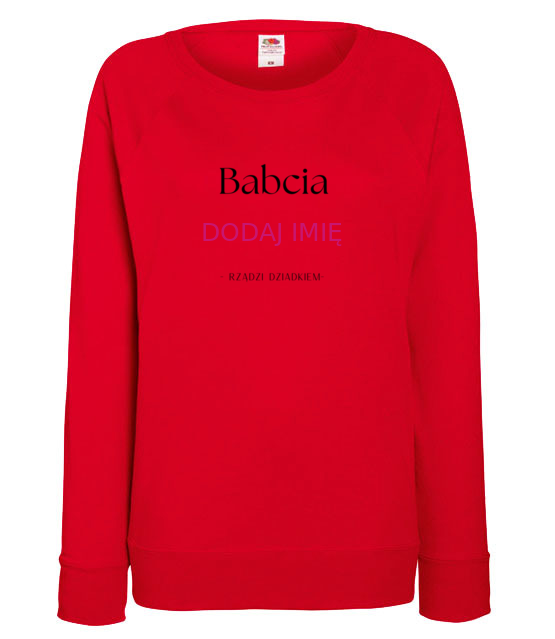 Babcia rzadzi bluza z nadrukiem dla babci kobieta jipi pl 2091 116