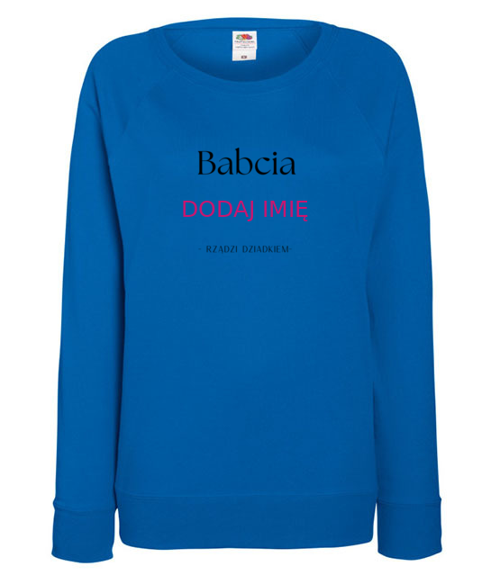 Babcia rzadzi bluza z nadrukiem dla babci kobieta jipi pl 2091 117