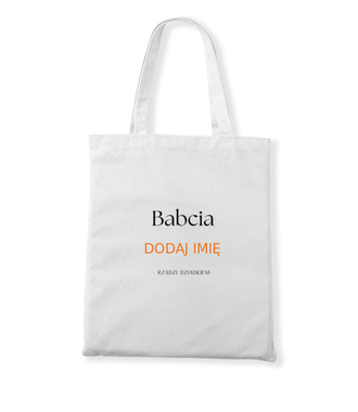 BABCIA RZĄDZI - Torba z nadrukiem - Dla Babci - Gadżety