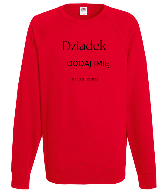 Dziadek rzadzi bluza z nadrukiem dla dziadka mezczyzna jipi pl 2092 108