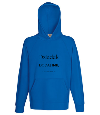 DZIADEK RZĄDZI - Bluza z nadrukiem - Dla Dziadka - Męska z kapturem