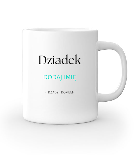 Dziadek rzadzi kubek z nadrukiem dla dziadka gadzety jipi pl 2092 159