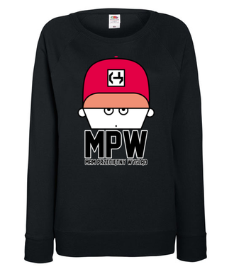 Mam przeciętny wygląd - Bluza z nadrukiem - Nasze podwórko - Damska