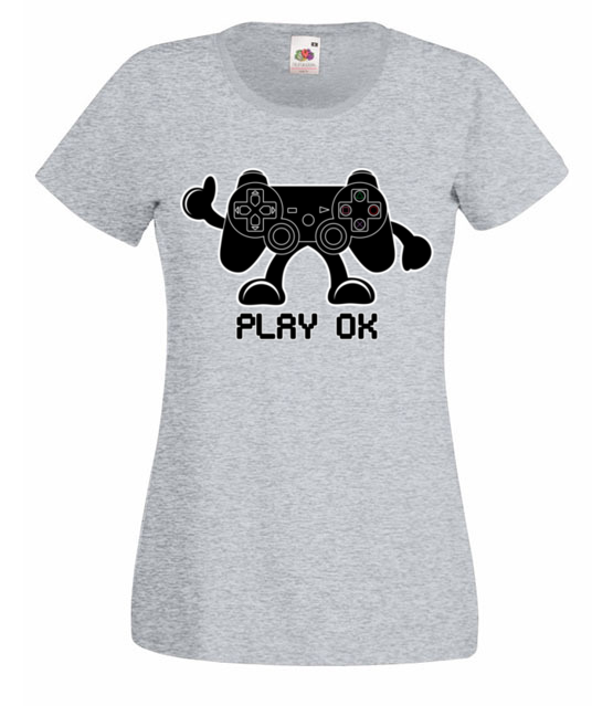 Moja ulubiona gra rderoba koszulka z nadrukiem dla gracza kobieta jipi pl 51 63