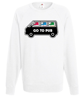 Jazda - w stronę pubu! - Bluza z nadrukiem - Nasze podwórko - Męska