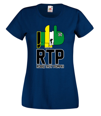 RTP - siłaczem jestem - Koszulka z nadrukiem - Nasze podwórko - Damska