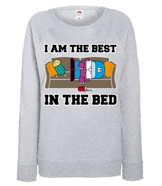 Najlepszy w łóżku - Bluza z nadrukiem - Nasze podwórko - Damska