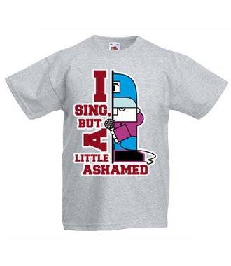 Śpiewam, ale się wstydzę - Koszulka z nadrukiem - Nasze podwórko - Dziecięca